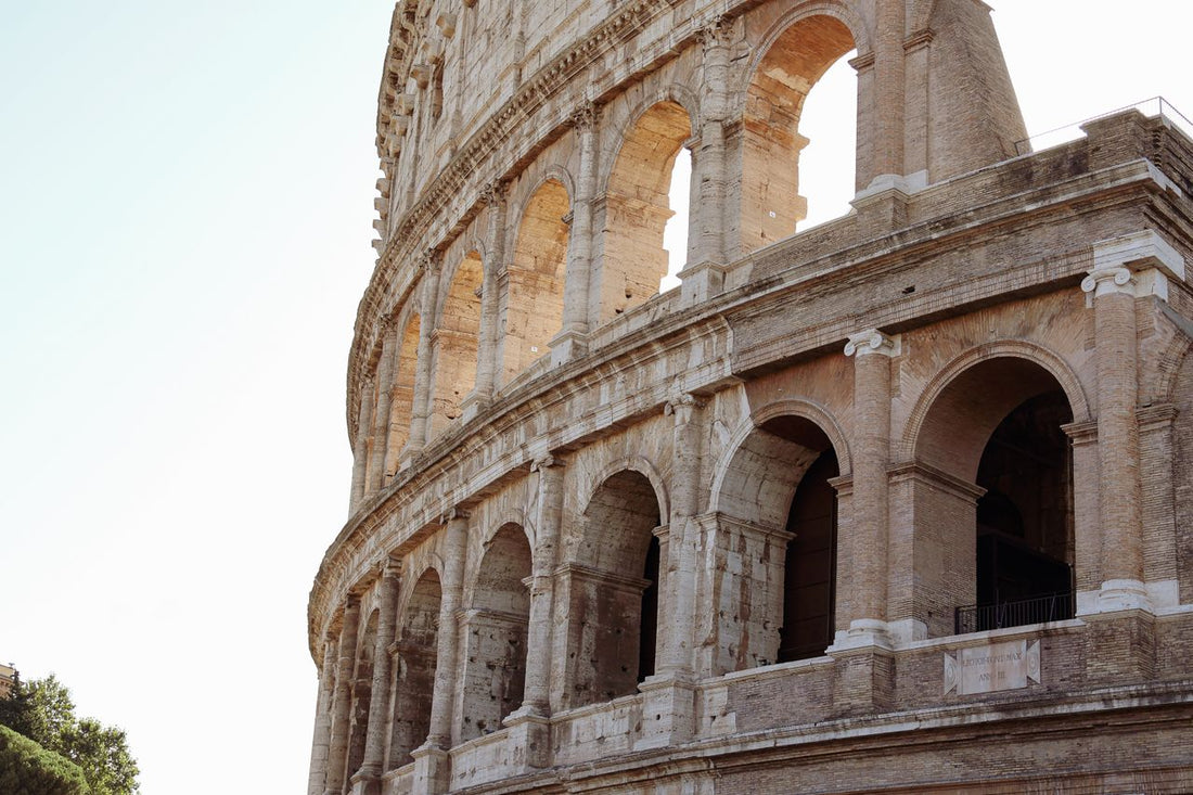 eSIM Italy; photo of the side of the Roman Colosseum in Italy