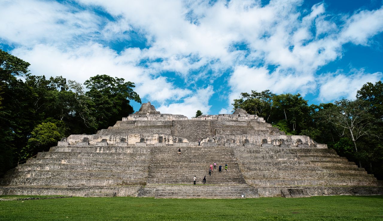 Best eSIM for Belize - photo of ancient Mayan pyramid