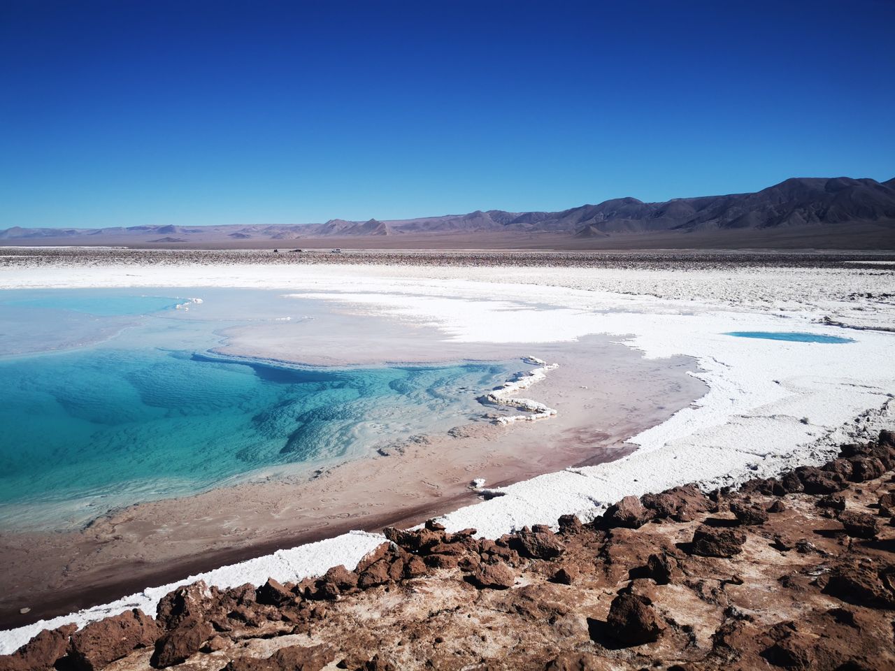 Chile eSIM plans for travel - photo of Chile's famous salt lakes