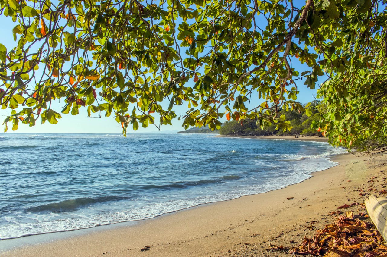 Costa Rica esim plans for travel - photo of beach and ocean in Costs Rica