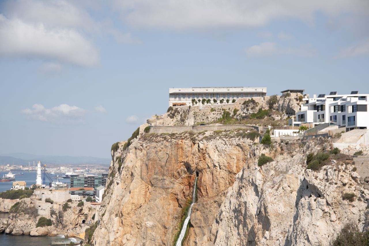 Best Gibraltar eSIM plan for travel - photo of Gibraltar community a cliffside