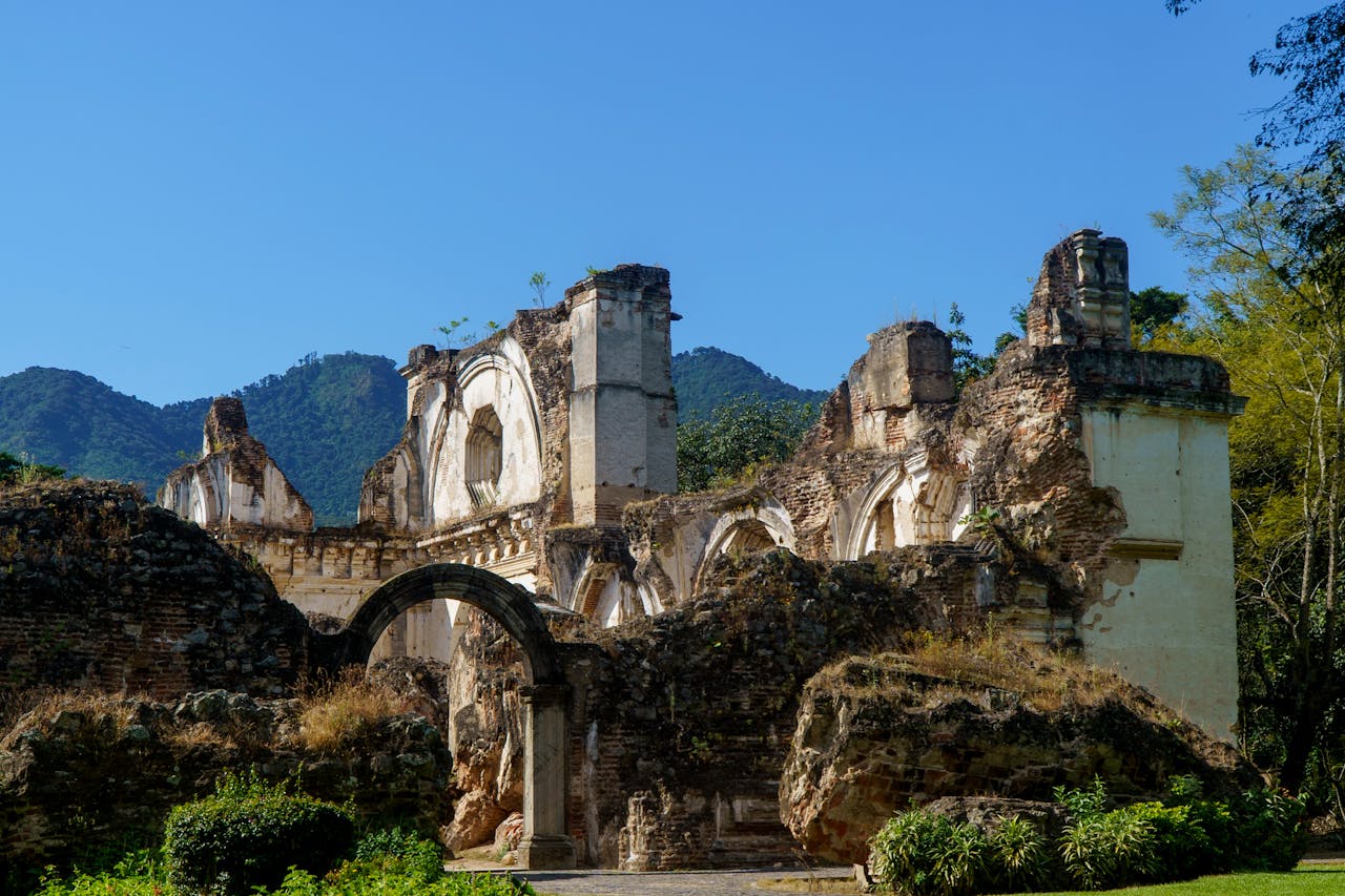 Guatemala esim plans for travel - photo of old spanish ruins in Guatemala