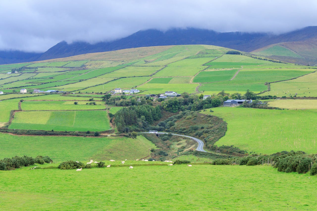 Ireland esim plans for travelers - photo of the green Irish countryside