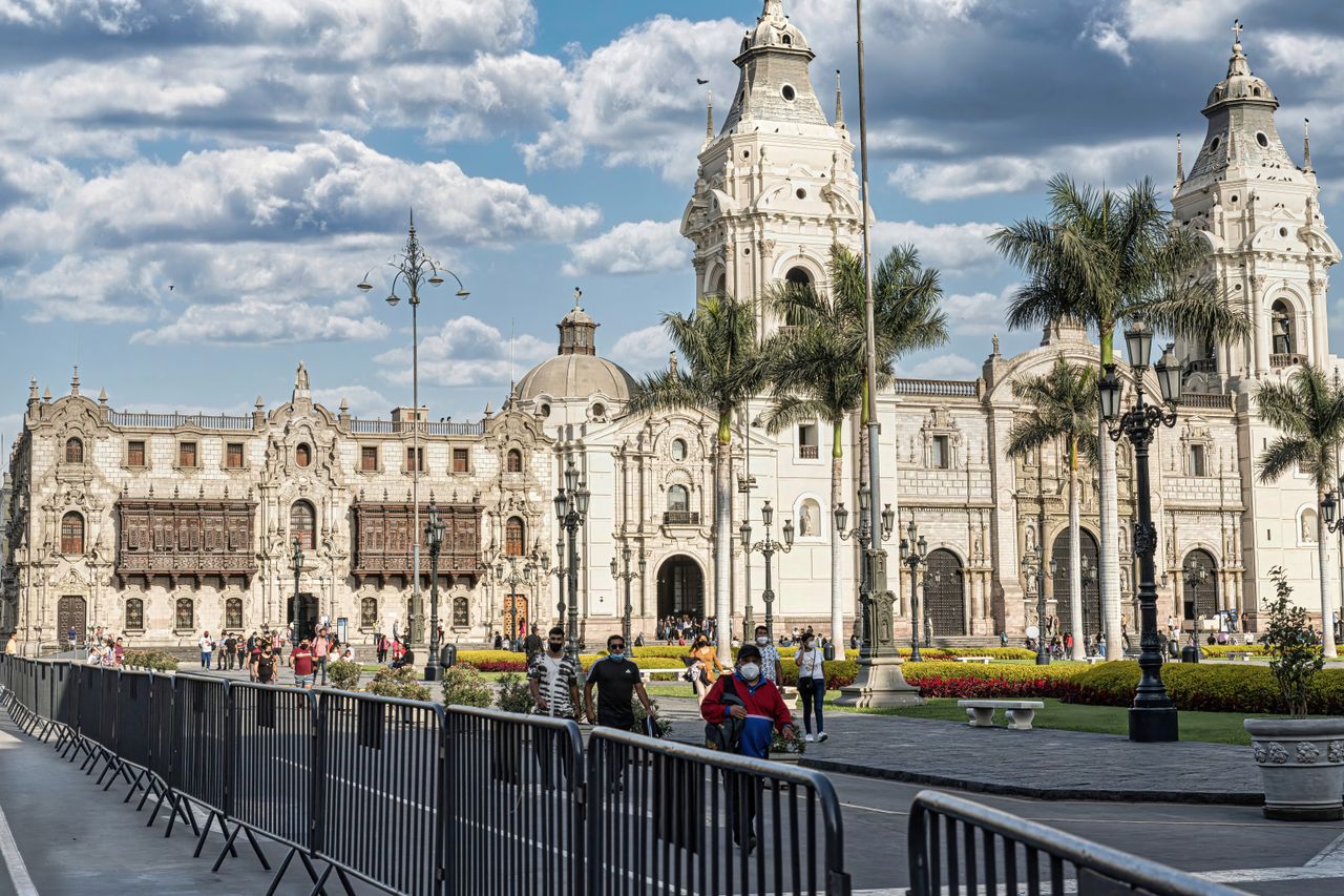 Best eSIM for Peru travel - photo of historic building in Lima, Peru
