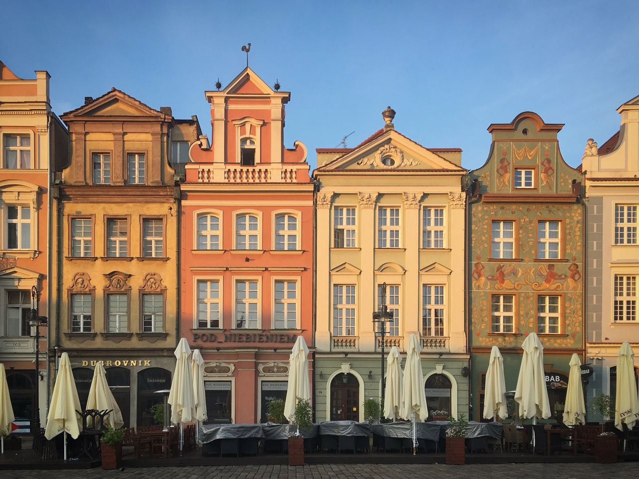 Best eSIM for Poland travel - photo of Polish city streetscape.