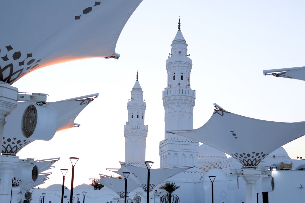Saudi Arabia esim travel plans - photo of white traditional buildings in Saudi Arabia