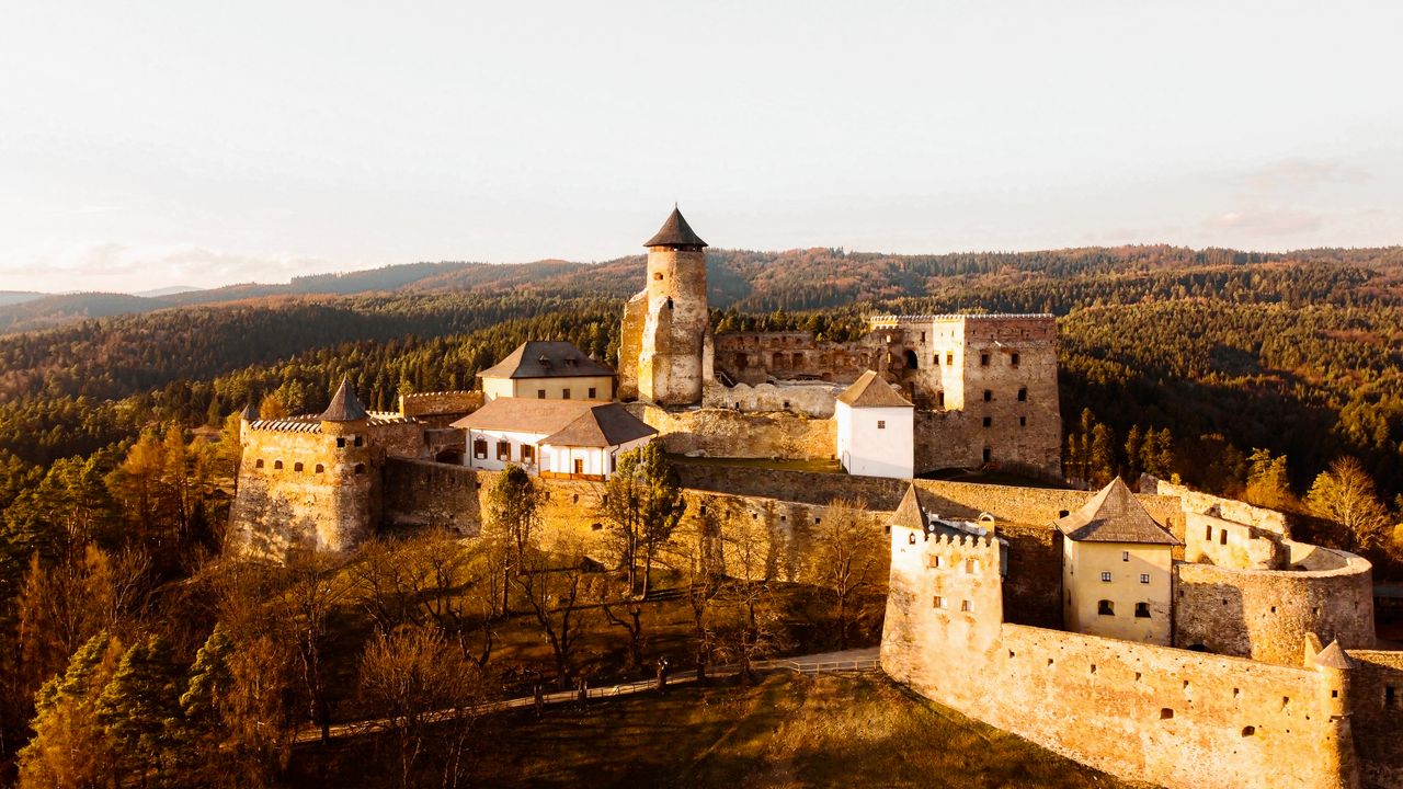 Best Slovakia eSim plan for travel - photo of historic fortress in the Slovakia countryside