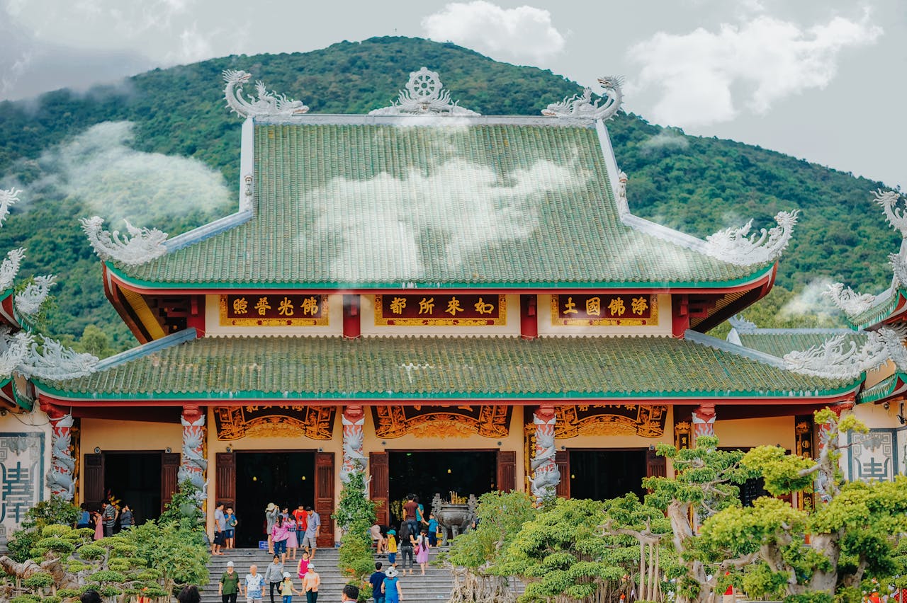 Vietnam eSIM plans for travel - photo of traditional Vietnamese temple