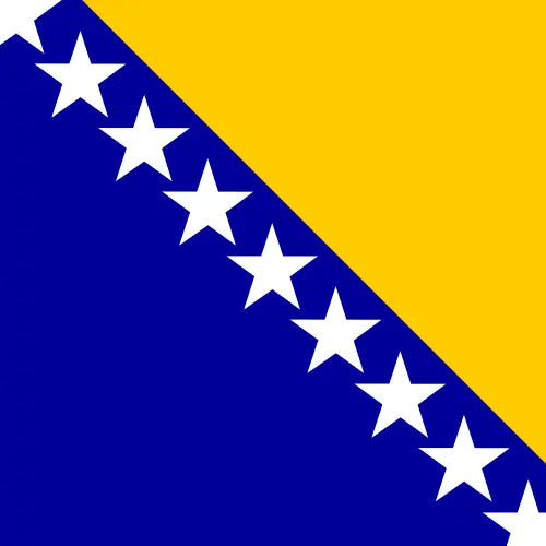 Unlimited Bosnia and Herzegovina eSIM data plan for tourists - Bosnia and Herzegovina Flag